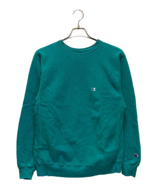 Champion REVERSE WEAVE（チャンピオン リバース ウィーブ）Champion REVERSE WEAVE (チャンピオン リバース ウィーブ) 90'sリバースウィーブスウェット グリーン サイズ:XL(18-20)の古着・服飾アイテム