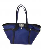 LANVIN en Bleuランバンオンブルー）の古着「ジュールトートバック」｜ネイビー