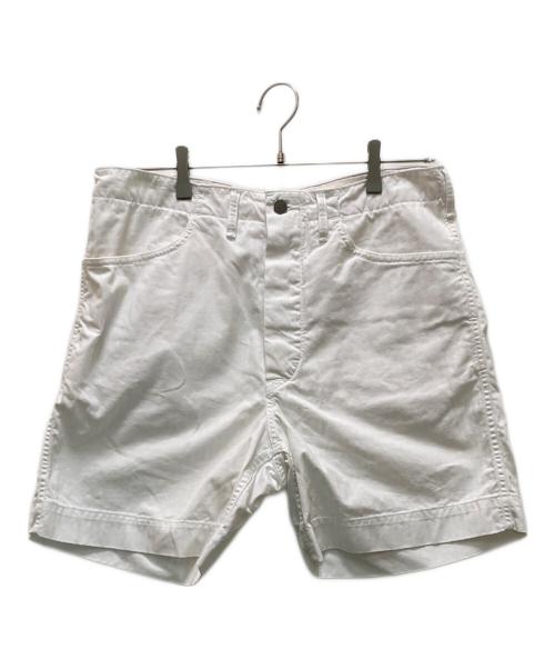 RRL（ダブルアールエル）RRL (ダブルアールエル) ヘリンボーンショーツ ホワイト サイズ:30の古着・服飾アイテム