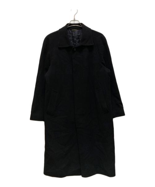 D'URBAN（ダーバン）D'URBAN (ダーバン) カシミヤステンカラーコート ブラック サイズ:94A6の古着・服飾アイテム