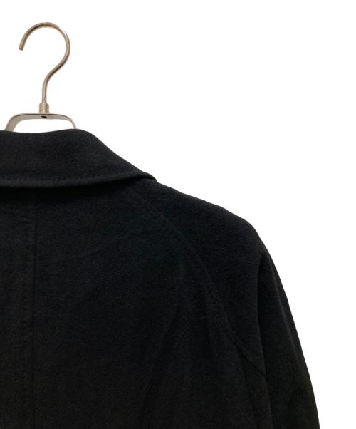 D'URBAN（ダーバン）D'URBAN (ダーバン) カシミヤステンカラーコート ブラック サイズ:94A6の古着・服飾アイテム