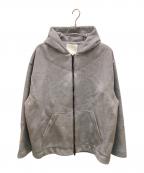 ZARA×STUDIO NICHOLSONザラ×スタジオ ニコルソン）の古着「コラボオーバーサイズジップパーカー」｜グレー
