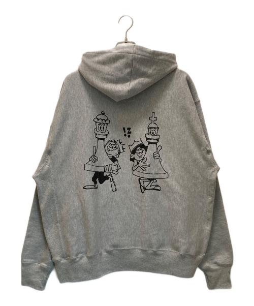 The Almeda Club（ザアラメダクラブ）The Almeda Club (ザアラメダクラブ) プルオーバーパーカー グレー サイズ:XLの古着・服飾アイテム