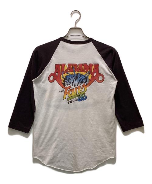 不明（フメイ）不明 (フメイ) ヴィンテージラグランカットソー ホワイト サイズ:不明の古着・服飾アイテム