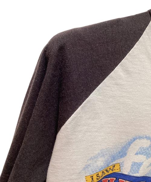 不明（フメイ）不明 (フメイ) ヴィンテージラグランカットソー ホワイト サイズ:不明の古着・服飾アイテム