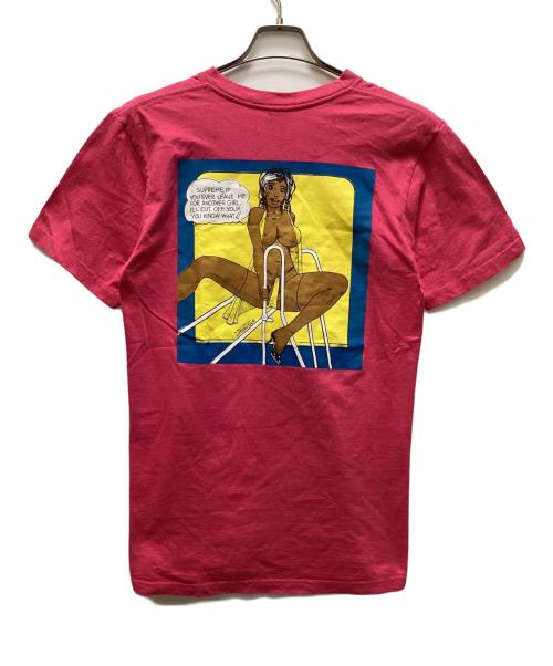 SUPREME（シュプリーム）SUPREME (シュプリーム) プリントTシャツ ピンク サイズ:Mの古着・服飾アイテム