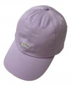 KITHキス）の古着「ボックスロゴキャップ」｜ラベンダー