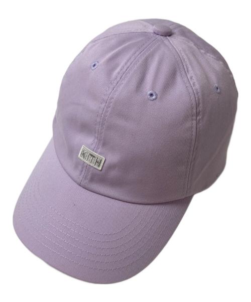 KITH（キス）KITH (キス) ボックスロゴキャップ ラベンダーの古着・服飾アイテム