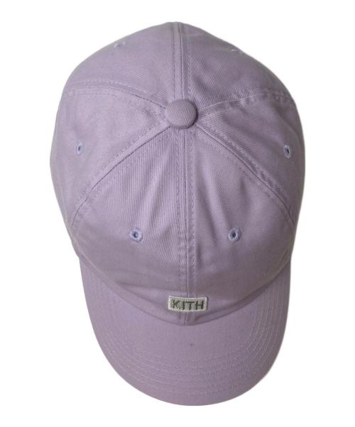 KITH（キス）KITH (キス) ボックスロゴキャップ ラベンダーの古着・服飾アイテム