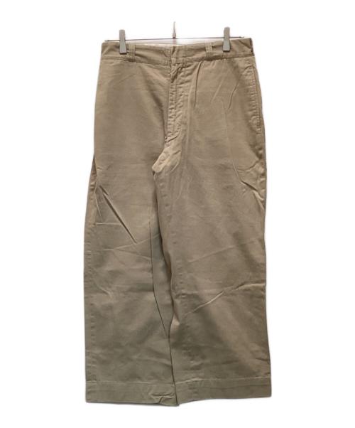 US ARMY（ユーエスアーミー）US ARMY (ユーエスアーミー) ヴィンテージミリタリーチノパンツ ベージュ サイズ:33×31の古着・服飾アイテム