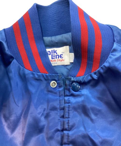 Chalk Line（チョークライン）Chalk Line (チョークライン) ヴィンテージナイロンスタジャン ブルー サイズ: Lの古着・服飾アイテム