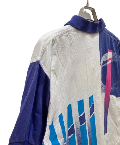 NIKE（ナイキ）NIKE (ナイキ) 90'sポロシャツ ホワイト×パープル サイズ:不明の古着・服飾アイテム