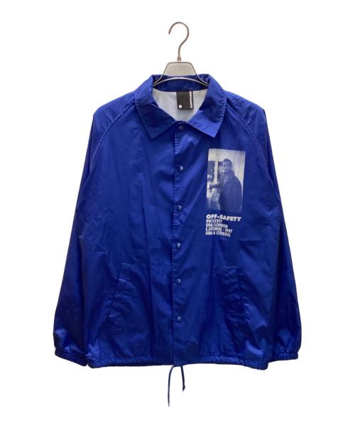 OFFSAFETY（オフセイフリー）OFFSAFETY (オフセイフリー) コーチジャケット ブルー サイズ:Lの古着・服飾アイテム