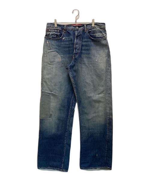 LEVI'S（リーバイス）LEVI'S (リーバイス) COMME des GARCONS JUNYA WATANABE MAN (コム デ ギャルソン ジュンヤ ワタナベ マン) 製品加工 1976年モデルカスタマイズ デニムパンツ インディゴ サイズ:Lの古着・服飾アイテム