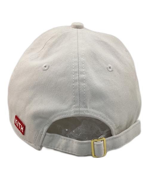 KITH（キス）KITH (キス) 刺繍デザインキャップ ホワイトの古着・服飾アイテム