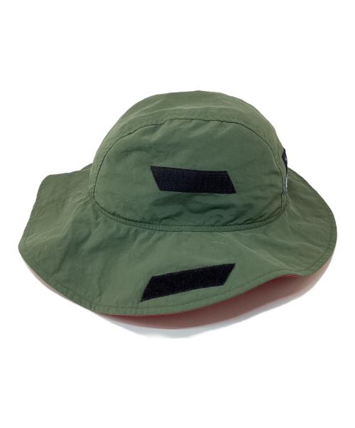 POLO RALPH LAUREN（ポロ・ラルフローレン）POLO RALPH LAUREN (ポロ・ラルフローレン) バケットハット カーキ×レッド サイズ:SIZE S/M P/M CH/M 5CMの古着・服飾アイテム