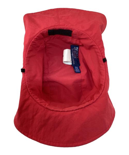 POLO RALPH LAUREN（ポロ・ラルフローレン）POLO RALPH LAUREN (ポロ・ラルフローレン) バケットハット カーキ×レッド サイズ:SIZE S/M P/M CH/M 5CMの古着・服飾アイテム