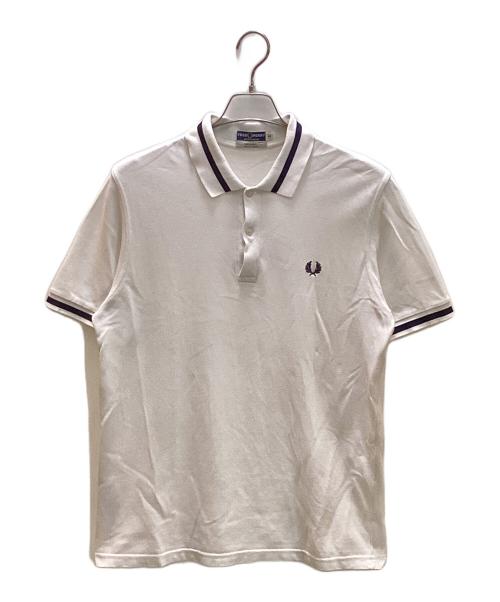 FRED PERRY（フレッドペリー）FRED PERRY (フレッドペリー) シングルティップラインポロシャツ ホワイト サイズ:40の古着・服飾アイテム