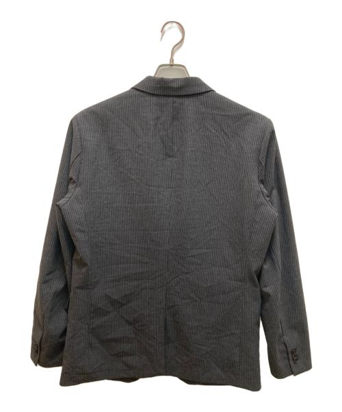 nano・universe（ナノ・ユニバース）nano・universe (ナノ・ユニバース) ストライプセットアップスーツ グレー サイズ:Lの古着・服飾アイテム