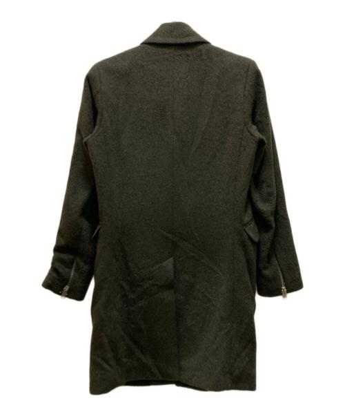 DIESEL（ディーゼル）DIESEL (ディーゼル) モヘヤ混ウールチェスターコート オリーブ サイズ:Mの古着・服飾アイテム