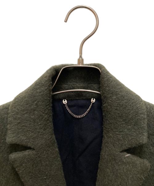 DIESEL（ディーゼル）DIESEL (ディーゼル) モヘヤ混ウールチェスターコート オリーブ サイズ:Mの古着・服飾アイテム