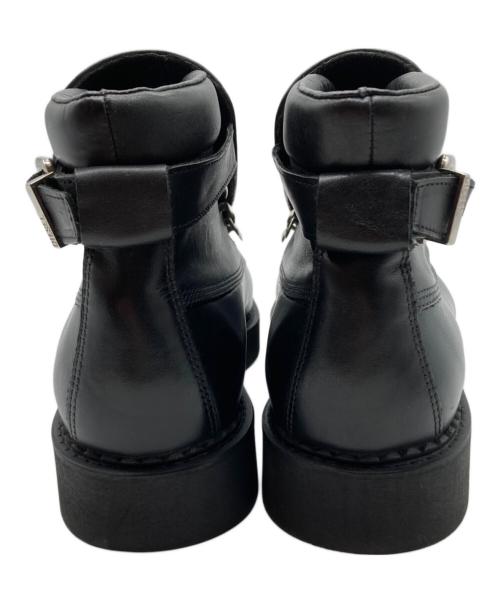 DIESEL（ディーゼル）DIESEL (ディーゼル) ストラップアンクルブーツ ブラック サイズ:42の古着・服飾アイテム
