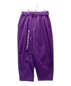 TIGHTBOOTH PRODUCTIONタイトブースプロダクション）の古着「バルーンパンツ」｜パープル