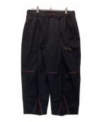 TIGHTBOOTH PRODUCTIONタイトブースプロダクション）の古着「シアサッカーベイカーバルーンパンツ」｜ブラック
