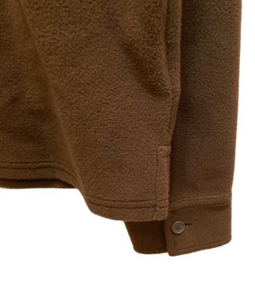 FRED PERRY（フレッドペリー）FRED PERRY (フレッドペリー) フリースオーバーシャツジャケット ブラウン サイズ:Mの古着・服飾アイテム