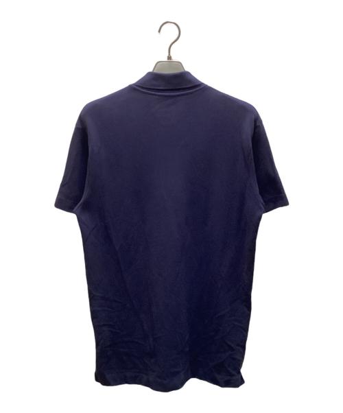 maison kitsune（メゾンキツネ）maison kitsune (メゾンキツネ) フォックスパッチポロシャツ ネイビー サイズ:Sの古着・服飾アイテム