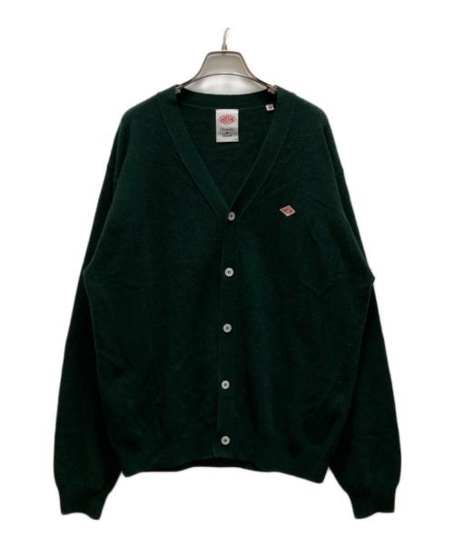 DANTON（ダントン）DANTON (ダントン) ラムウール Vネックニットカーディガン グリーン サイズ:40の古着・服飾アイテム