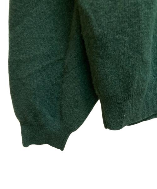 DANTON（ダントン）DANTON (ダントン) ラムウール Vネックニットカーディガン グリーン サイズ:40の古着・服飾アイテム