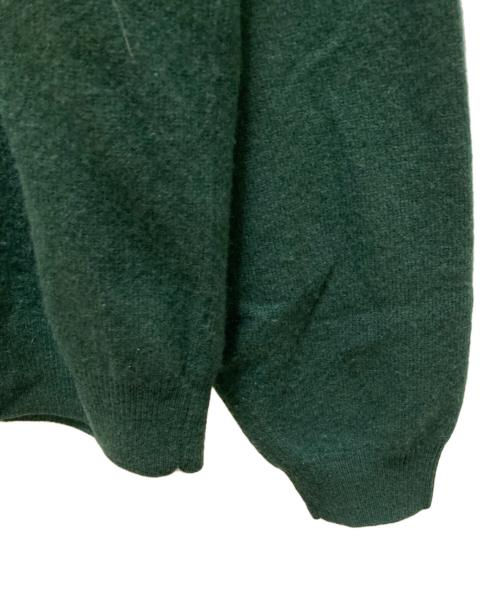DANTON（ダントン）DANTON (ダントン) ラムウール Vネックニットカーディガン グリーン サイズ:40の古着・服飾アイテム