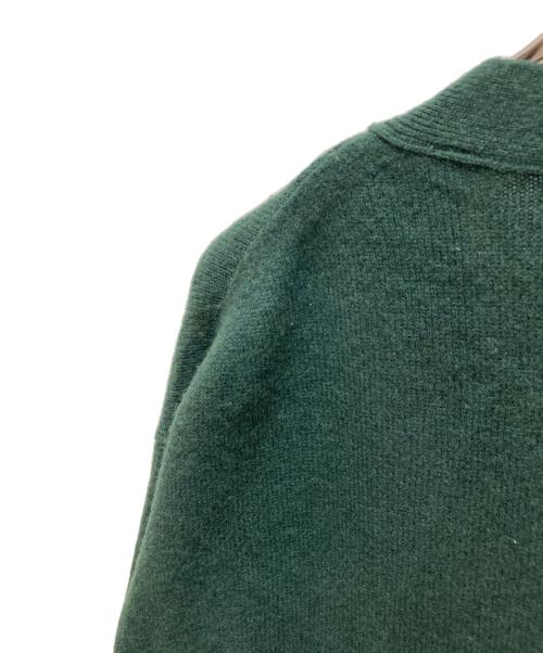 DANTON（ダントン）DANTON (ダントン) ラムウール Vネックニットカーディガン グリーン サイズ:40の古着・服飾アイテム