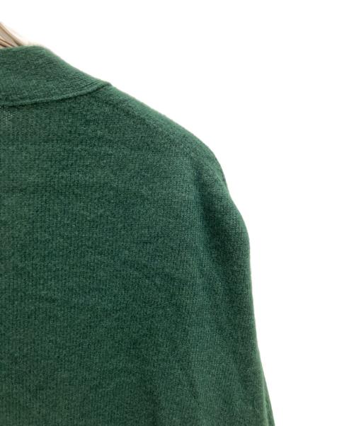 DANTON（ダントン）DANTON (ダントン) ラムウール Vネックニットカーディガン グリーン サイズ:40の古着・服飾アイテム