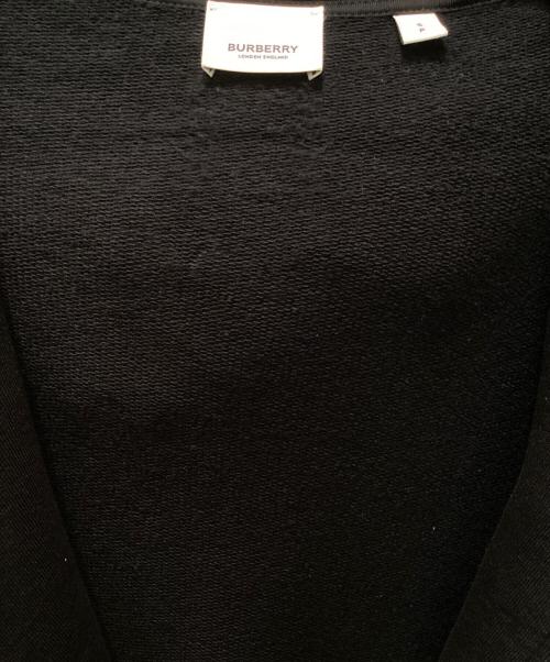 BURBERRY（バーバリー）BURBERRY (バーバリー) アームロゴチェック ジップパーカー ブラック サイズ:Sの古着・服飾アイテム