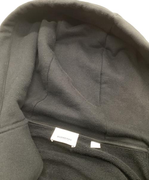 BURBERRY（バーバリー）BURBERRY (バーバリー) アームロゴチェック ジップパーカー ブラック サイズ:Sの古着・服飾アイテム
