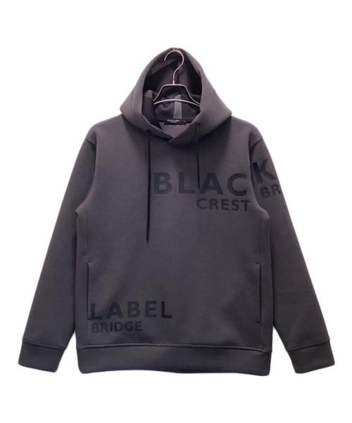 BLACK LABEL CRESTBRIDGE（ブラックレーベル クレストブリッジ）BLACK LABEL CRESTBRIDGE (ブラックレーベル クレストブリッジ) ロゴグラフィックフーディー グレー サイズ:Sの古着・服飾アイテム