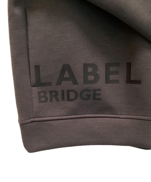 BLACK LABEL CRESTBRIDGE（ブラックレーベル クレストブリッジ）BLACK LABEL CRESTBRIDGE (ブラックレーベル クレストブリッジ) ロゴグラフィックフーディー グレー サイズ:Sの古着・服飾アイテム