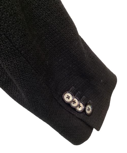 TAGLIATORE（タリアトーレ）TAGLIATORE (タリアトーレ) モンテカルロ コットンメッシュ2Bジャケット ブラック サイズ:48の古着・服飾アイテム