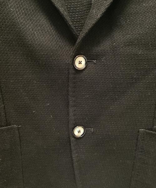 TAGLIATORE（タリアトーレ）TAGLIATORE (タリアトーレ) モンテカルロ コットンメッシュ2Bジャケット ブラック サイズ:48の古着・服飾アイテム