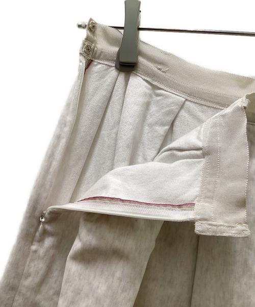 45R（フォーティファイブ・アール）45R (フォーティファイブ・アール) タックスカート ホワイト サイズ:1の古着・服飾アイテム