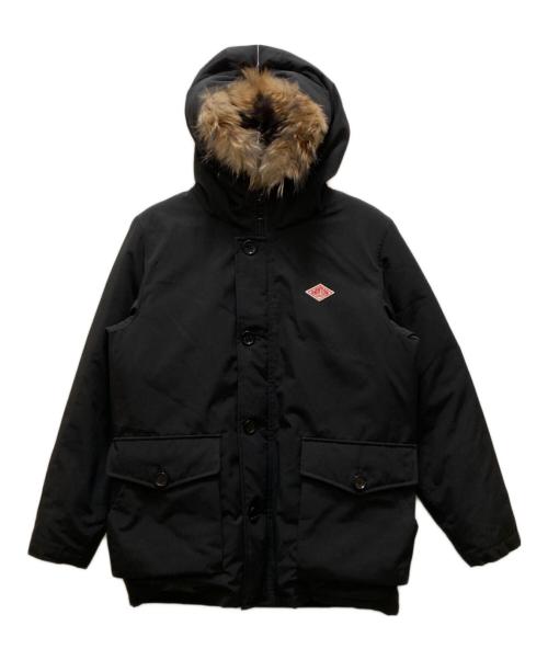 DANTON（ダントン）DANTON (ダントン) ファー付タッサーダウンジャケット ブラック サイズ:40の古着・服飾アイテム