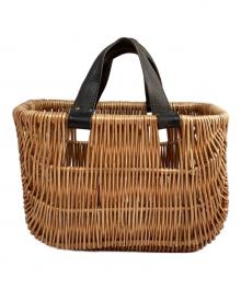 rosa mosa（ロサモサ）の古着「カゴハンドバッグ」｜ブラウン