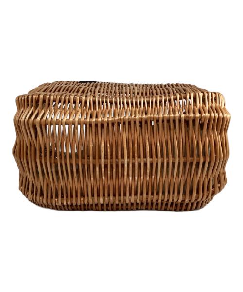 rosa mosa（ロサモサ）rosa mosa (ロサモサ) カゴハンドバッグ ブラウンの古着・服飾アイテム