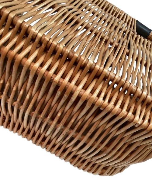 rosa mosa（ロサモサ）rosa mosa (ロサモサ) カゴハンドバッグ ブラウンの古着・服飾アイテム