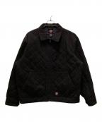 SUPREME×Dickiesシュプリーム×ディッキーズ）の古着「コラボキルテッドワークジャケット」｜ブラック