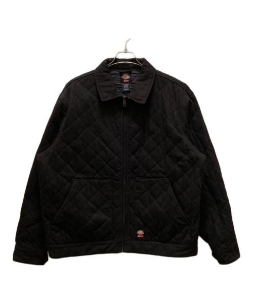 SUPREME（シュプリーム）SUPREME (シュプリーム) Dickies (ディッキーズ) コラボキルテッドワークジャケット ブラック サイズ:XLの古着・服飾アイテム