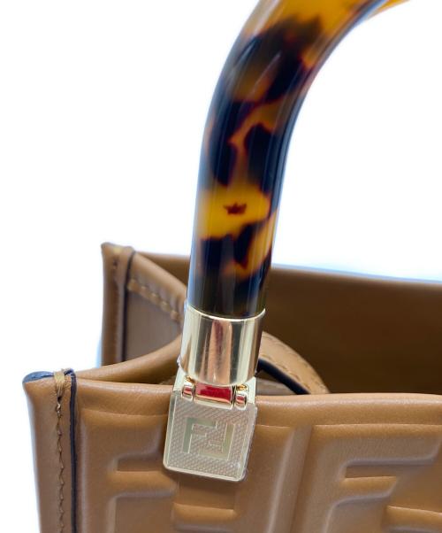 FENDI（フェンディ）FENDI (フェンディ) ミニサンシャインショッパー ブラウンの古着・服飾アイテム