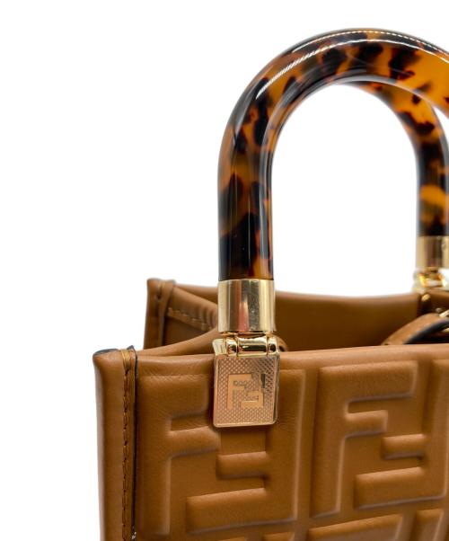 FENDI（フェンディ）FENDI (フェンディ) ミニサンシャインショッパー ブラウンの古着・服飾アイテム